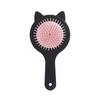 Women's Portable Cat Ear Airbag Comb - Anti-Frizz Massage, Household & Student Use