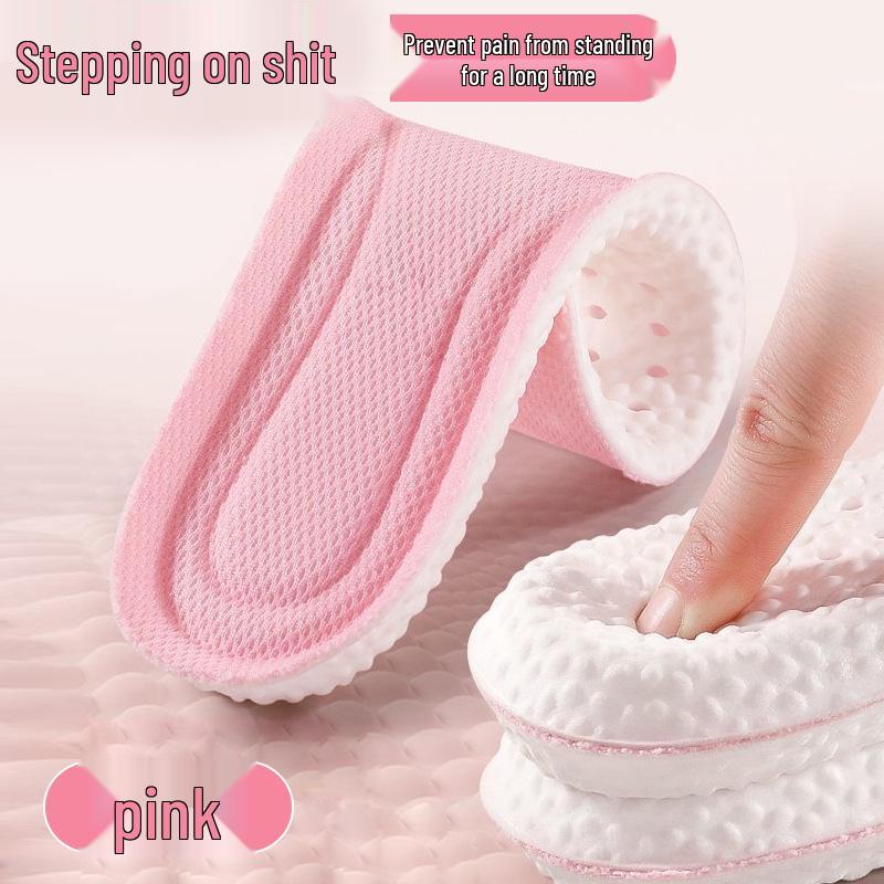 

Military Training Summer Insoles: Comfortable, Breathable, Odor-Resistant, Sweat-Absorbing, Soft PU Sole with Stepping-on-Clouds Comfort. 37-38 [Cuttable]