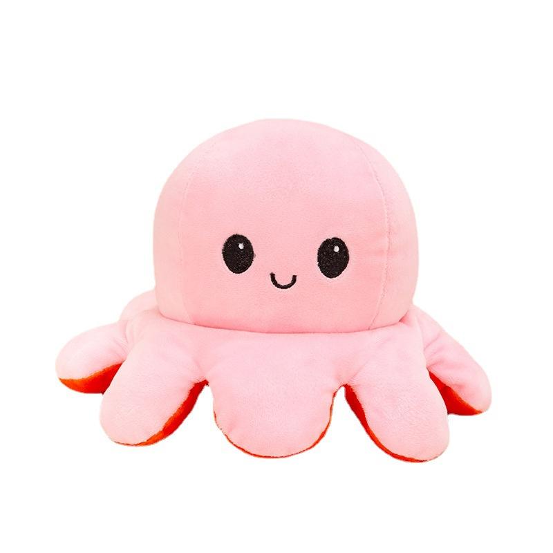Flip Octopus Doll, Flip Octopus, Octopus Plush Toy, Double Sided Flip Doll, Reversible Octopus