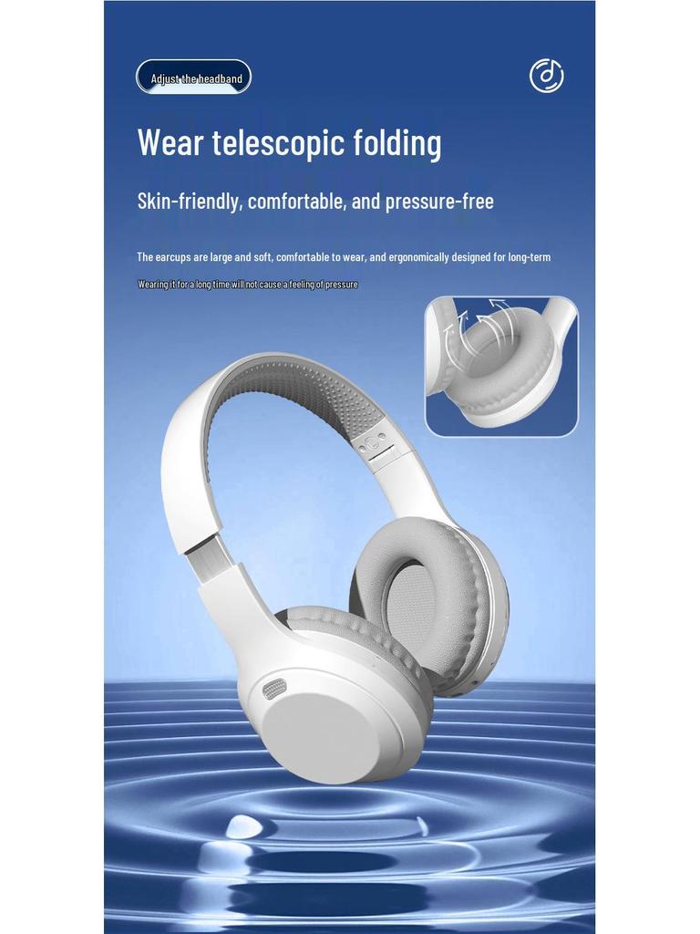 New Lenovo DR10 Wireless Over-Ear Headphones with Ultra-Long Battery Life and Stylish Design.