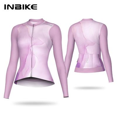 Womens Cycling Jersey Long Sleeve Quick Dry Breathable Bike Top Mountain Road Biking