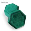 Flannel Hexagonal Jewelry Box for Bracelets and Rings