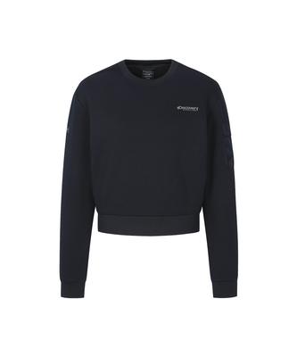DISCOVERY EXPEDITION Women'S Out-Pocket Woven Hybrid Sweatshirt (D/Navy)