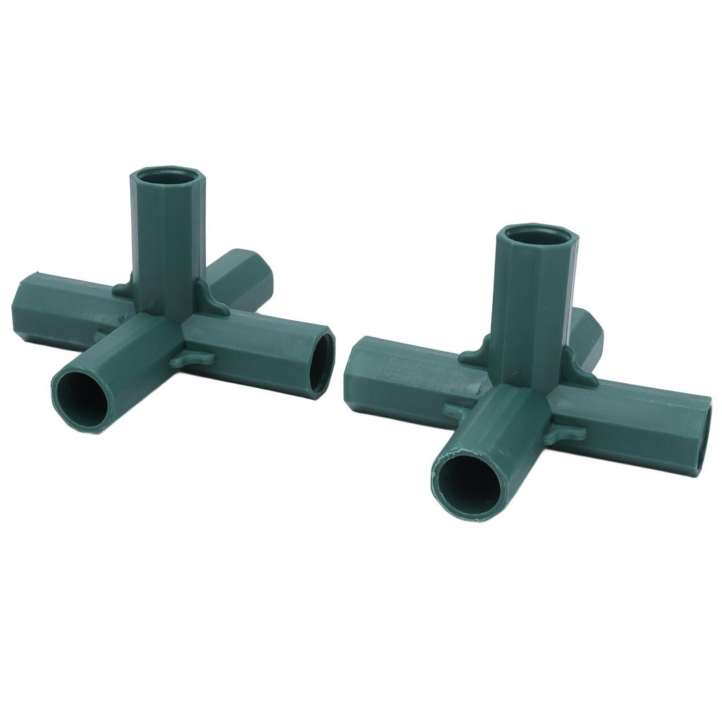 8PCS Plant Support Joint 5 Way Garden Stake Joint Plastic Plant Stake Connector for Greenhouse