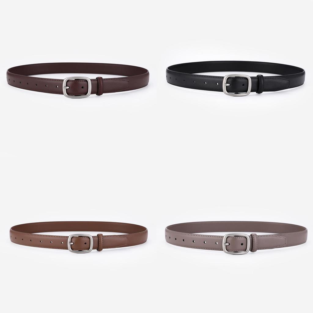 Womens Leather Waist Belt For Fashion Casual And Workwear With Durable Metal Closure