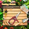 Labor-saving Garden Scissors Stainless Steel Spring Gardening Tree Pruning Shears Pruner Cutting Tool with Safety Buckle