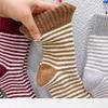 Extra Thick Fleece Lined Women's Wool Socks - Mid-Calf Length, Perfect for Autumn, Winter, Postpartum, Sleep, and Floor Wear