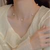 Pearl Necklace Women's Niche Light Luxury Design High-end Fashion Temperament Collarbone Chain Neck Chain Sweater Chain Bead Chain