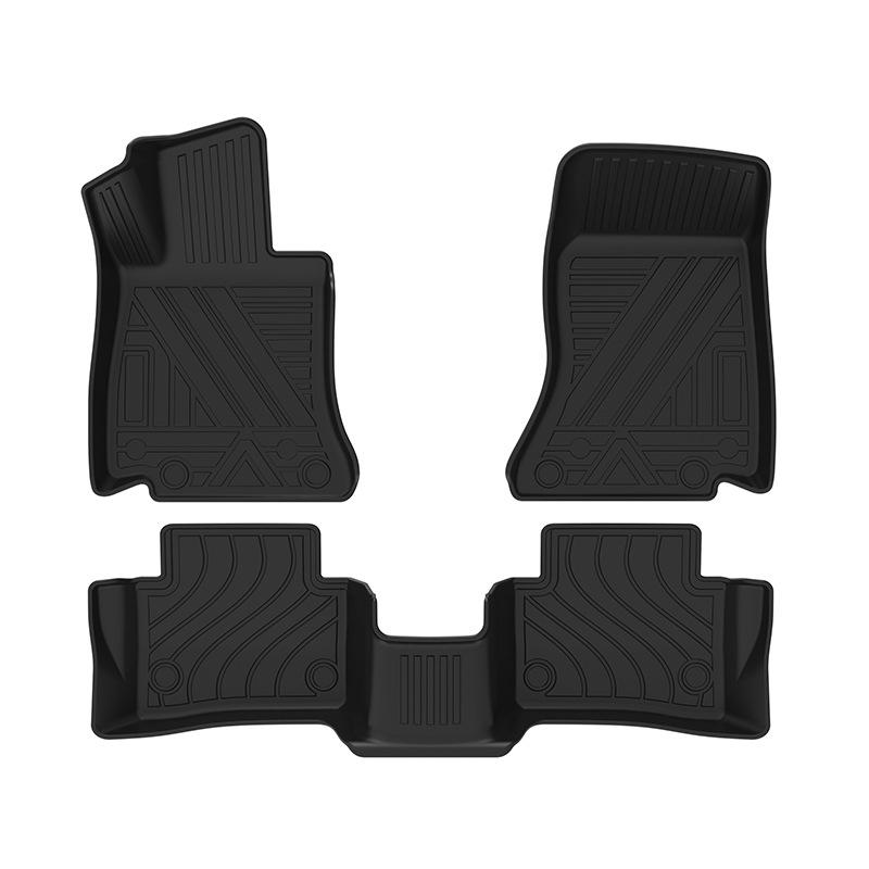 Eco-Friendly Waterproof TPE Galaxy Carpet Floor Mats for 2023-2024 Mercedes-Benz C-Class Coupe