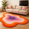 Irregular Shape Bedroom Decor Large Carpet ThickEN Plush Lounge Rug Dopamine Color Carpets for Living Room Fluffy Soft Floor Mat