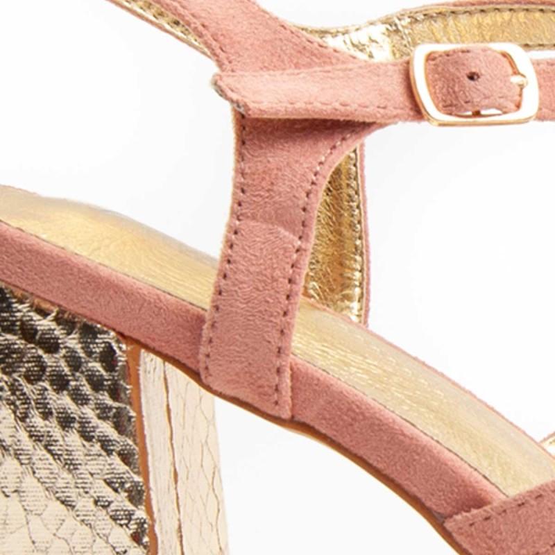 SandSandalia Con Tacon Para Mujer.  Montevita  Sanndal25  91756