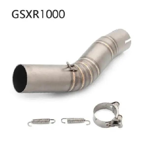 K7 GSXR 600 750 GSXR700 GSXR750 Motorcycle Exhaust Muffler Middle Link Pipe Tube Slip On For Suzuki GSX R600 R700 R750 K7 K8