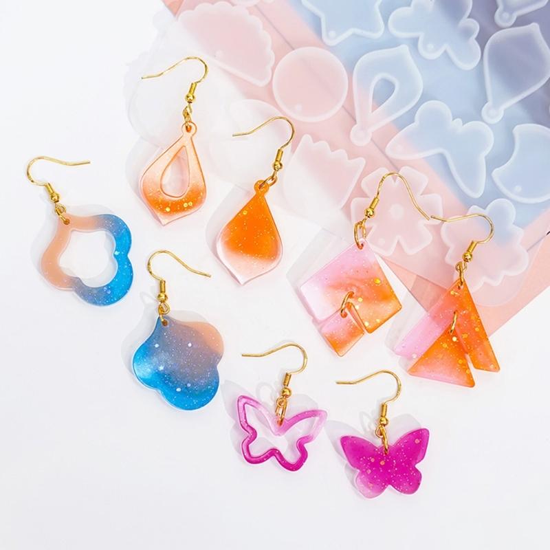 Unique Pendants Crafting Silicone Mold for DIY Enthusiasts Dainty Jewelry Pendant Mold Unique Handmade Accessory Mold