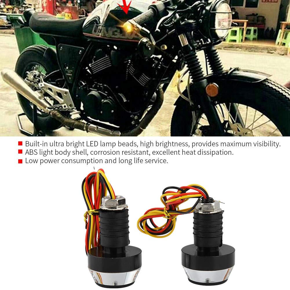 Grip Bar End Plug Motorcycle Handlebar Light Bar End Turn