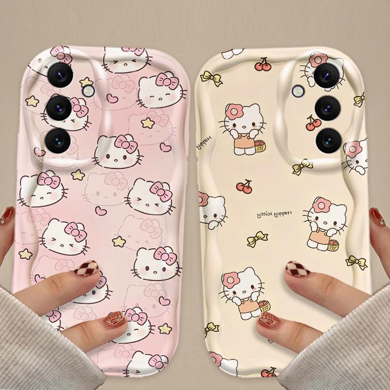Cartoon Hello Kitty Case for Samsung Galaxy A16 A06 A55 A35 A25 A15 A05 A05S A54 A34 A24 A14 A73 A53 A33 A23 A13 A52 A32 A22