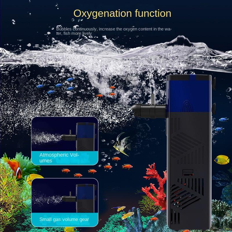 Fish Tank Filter Silent Circulation Fecal Suction Oxygenation and Wave Making