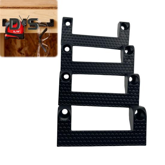 4ks držáky na metr Organizéry na nářadí Uspořádání garáže Jednoduchá instalace Držáky na nářadí se šrouby