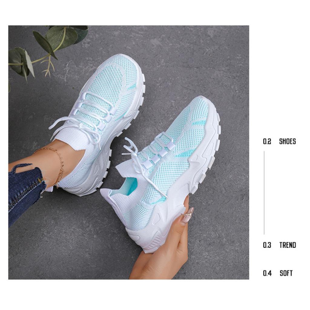 Sportschuhe, Atmungsaktive Schuhe, Freizeit, Leicht, Weichsohlig, Studentenschuhe, Damenschuhe, Rutschfest