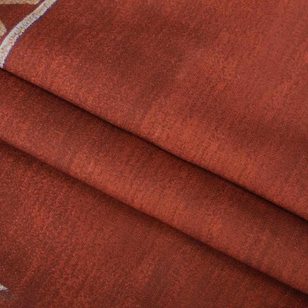 Felpa da donna Western a vita alta larga stampata casual