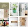 Hydroponic Silicone Vase Wall Hanging Terrarium Transparent Flower Vase Fish Tank Aquarium Container Flower Pot Home Decor