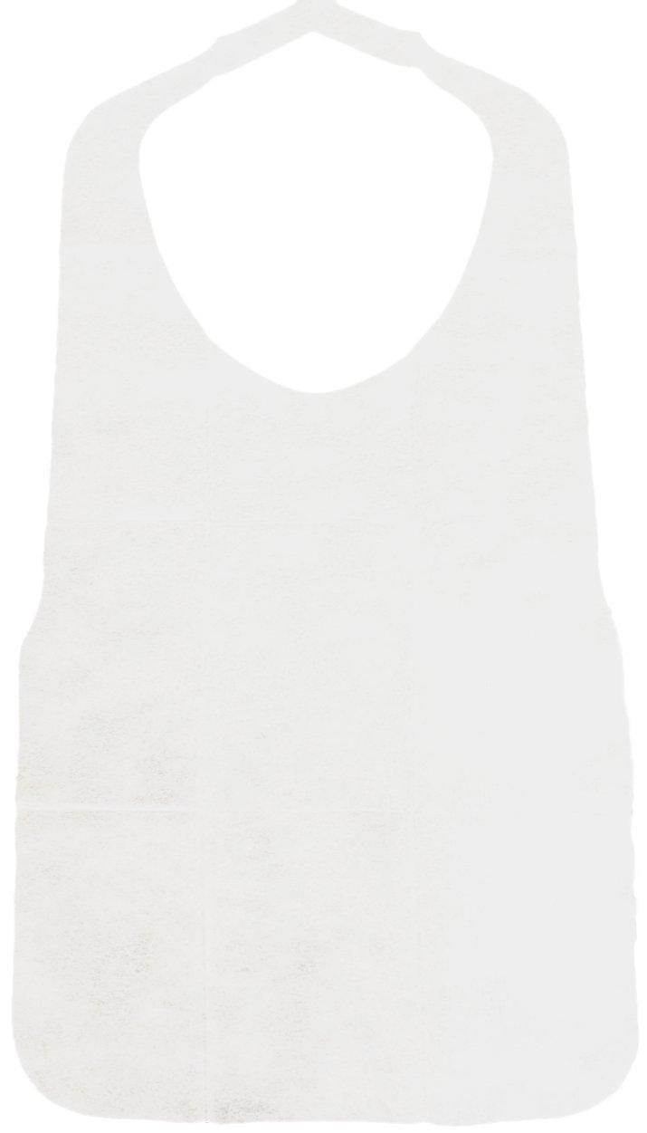 [Mizobata Paper Co.] Disposable Soft Apron, White (Non-woven Fabric Type), 200 pieces