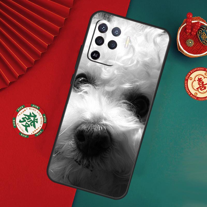 Bichon Frise Dog Puppy Case For Oppo A78 A98 A58 A38 A18 A54 A74 A94 A80 A60 A40 A96 A76 A16 A15 A17 A57 A5 A6 Pro