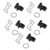 5x Chain Saw Flywheel Starter Pawl Spare Part with Clip Washer Replace Kit for 170