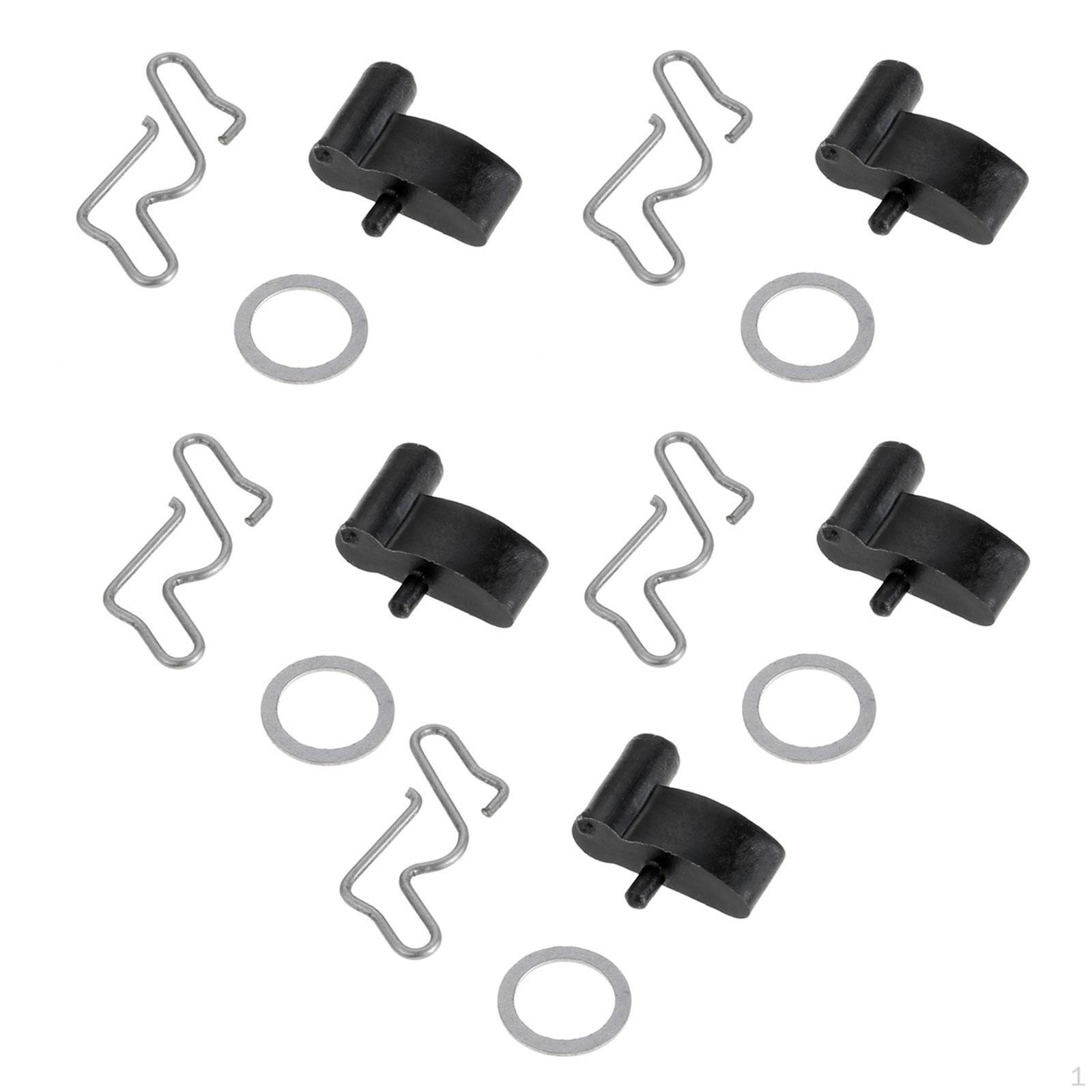 

5x Chain Saw Flywheel Starter Pawl Spare Part with Clip Washer Replace Kit for 170