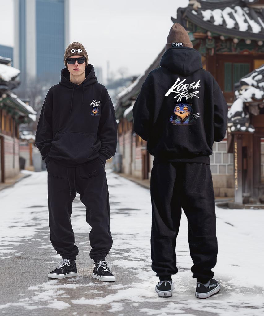 Ohpxharmonia Joseon Tiger Fleece-Lined Hoodie 6