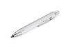 TROIKA Lead Holder Clutch Pencil for Zimmermann Pencils HB Integrated Silver 5.6mm Drop-Style Carpenter's (5.6mm Lead), Centimeter/Inch Ruler,