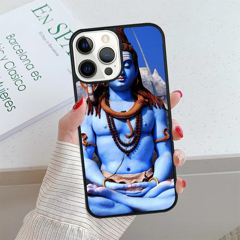 Lord Shiva Hindu God Buddha India Phone Case cover For iPhone 17 Air 15 16 16e 14 13 Pro Coque 12 11 Pro Max For Apple PLUS