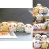 Cute Soft Sheep Plush Toy Charming Mini Keychain Bag Charm Stuffed Doll