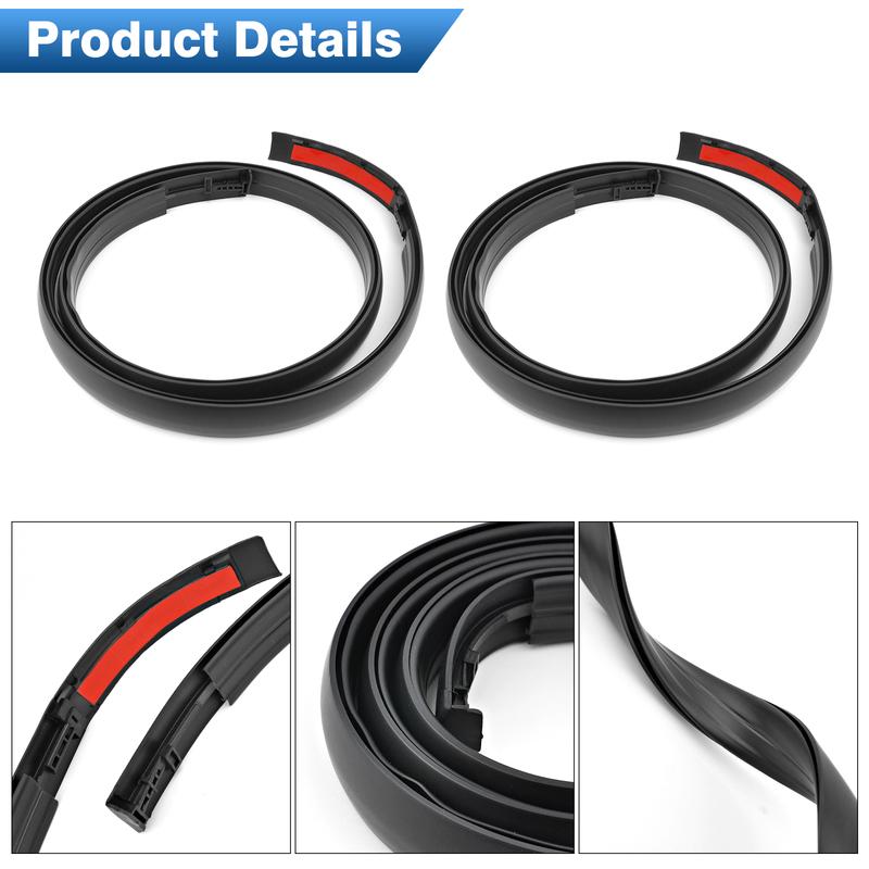 Car Side Door Roof Drip Moulding Trim Seal Strip for Toyota Tacoma Double Cab 2005-2015 Left Hand Drive 75552-04063 75551-04063