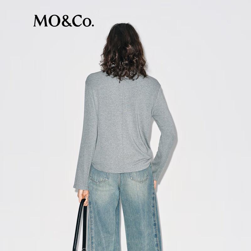 MO&Co. Wool Blend Turtleneck Sweater