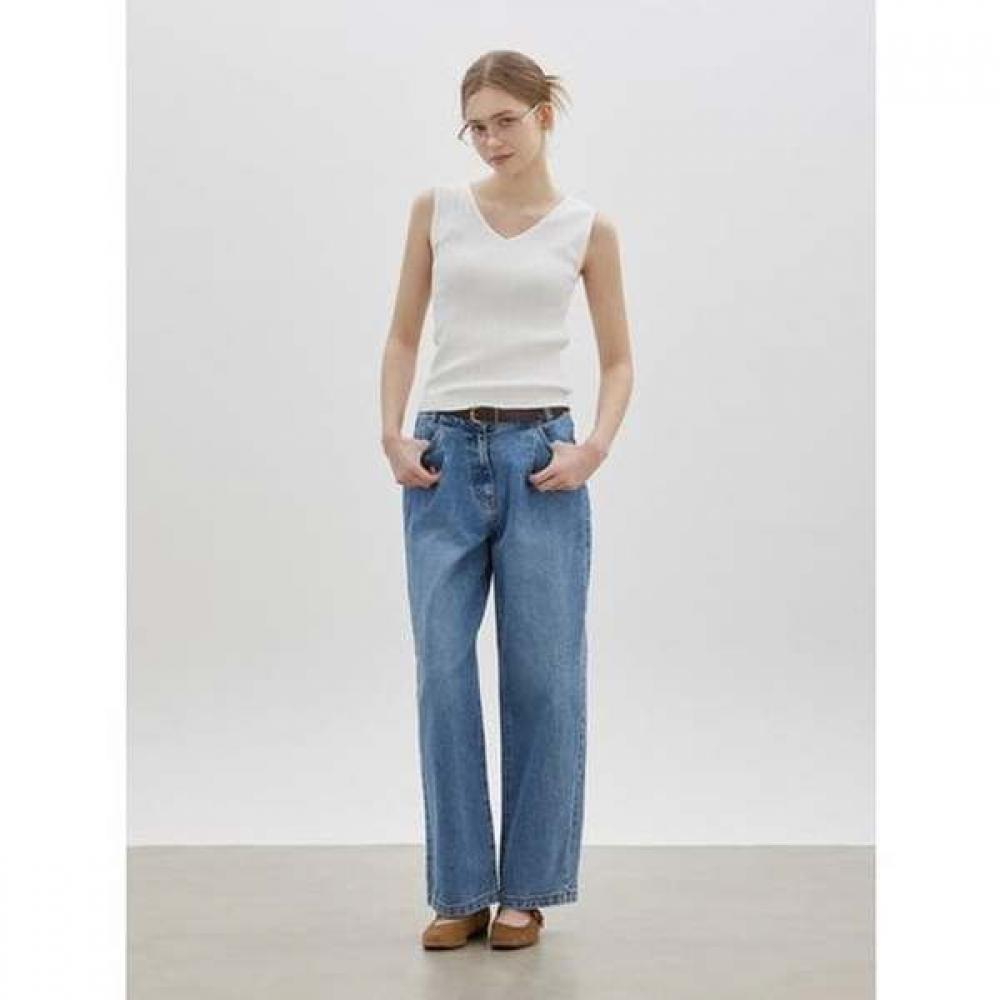 Cc Collect Pin Tuck Baggy Denim Pants C261psa401