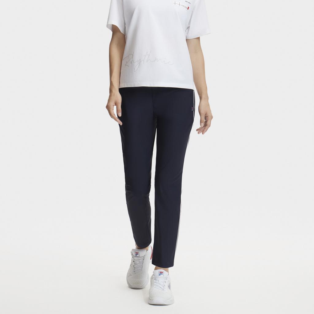 New FILA Knitted Sweatpants Women's RD Royal Blue A11W423603FNV