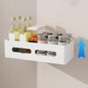 Carbon Steel Refrigerator Magnetic Shelf Punch Free Kitchen Storage Shelves  Kitchen