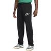 Club Fleece Logo Print Comfortable Straight Leg Knit Sweatpants Men Bottoms Black FZ0775-010