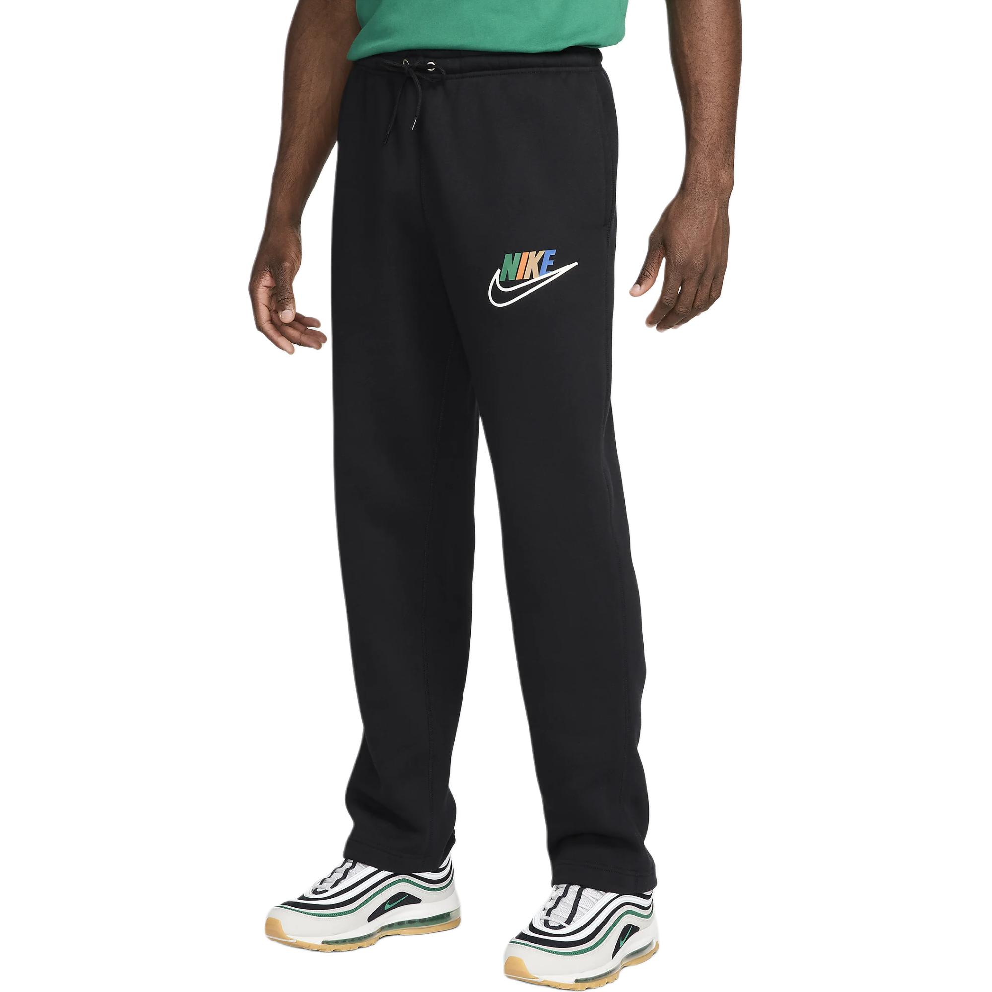 Nike Club Fleece Men’s Open-Hem Fleece Pants FZ0775-010 L