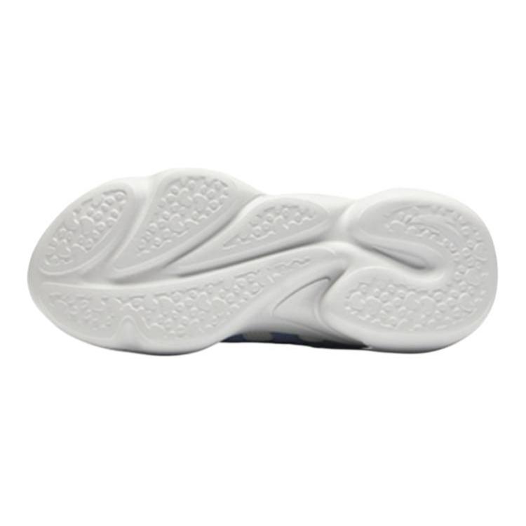 Anta Kids Fabric Comfortable Non-Slip Wear-Resistant Casual Shoes Kids Shoes White Blue Purple A22438847-2