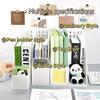 Hot-Selling Detachable Pegboard Multi-Functional Desktop Storage Rack, Magazine File Holder & Kitchen Organizer for Home Use