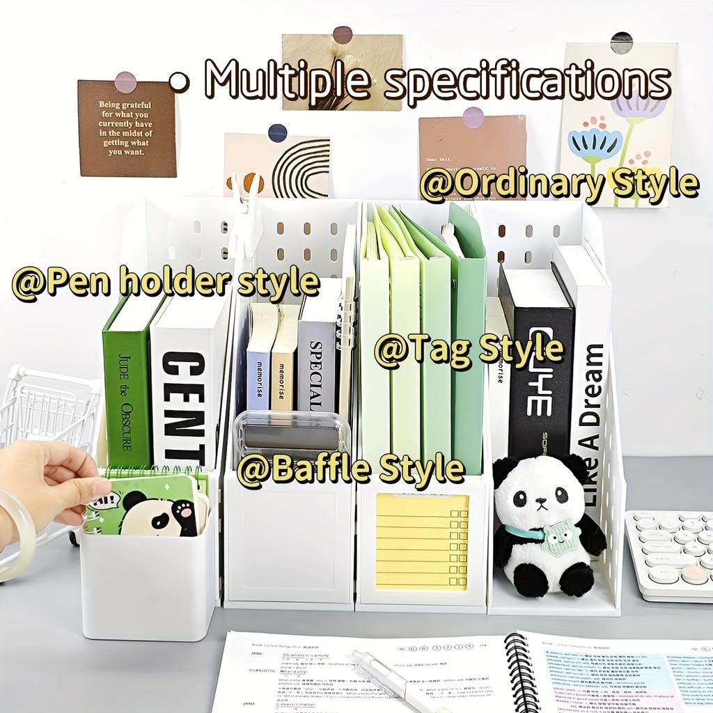 Hot-Selling Detachable Pegboard Multi-Functional Desktop Storage Rack, Magazine File Holder & Kitchen Organizer for Home Use