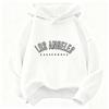 Los Angeles Briefdruck Kinder Kapuzenpullover Hip Hop Lässiges Sweatshirt Jungen Mädchen Frühling Herbst Lockere Oberteile