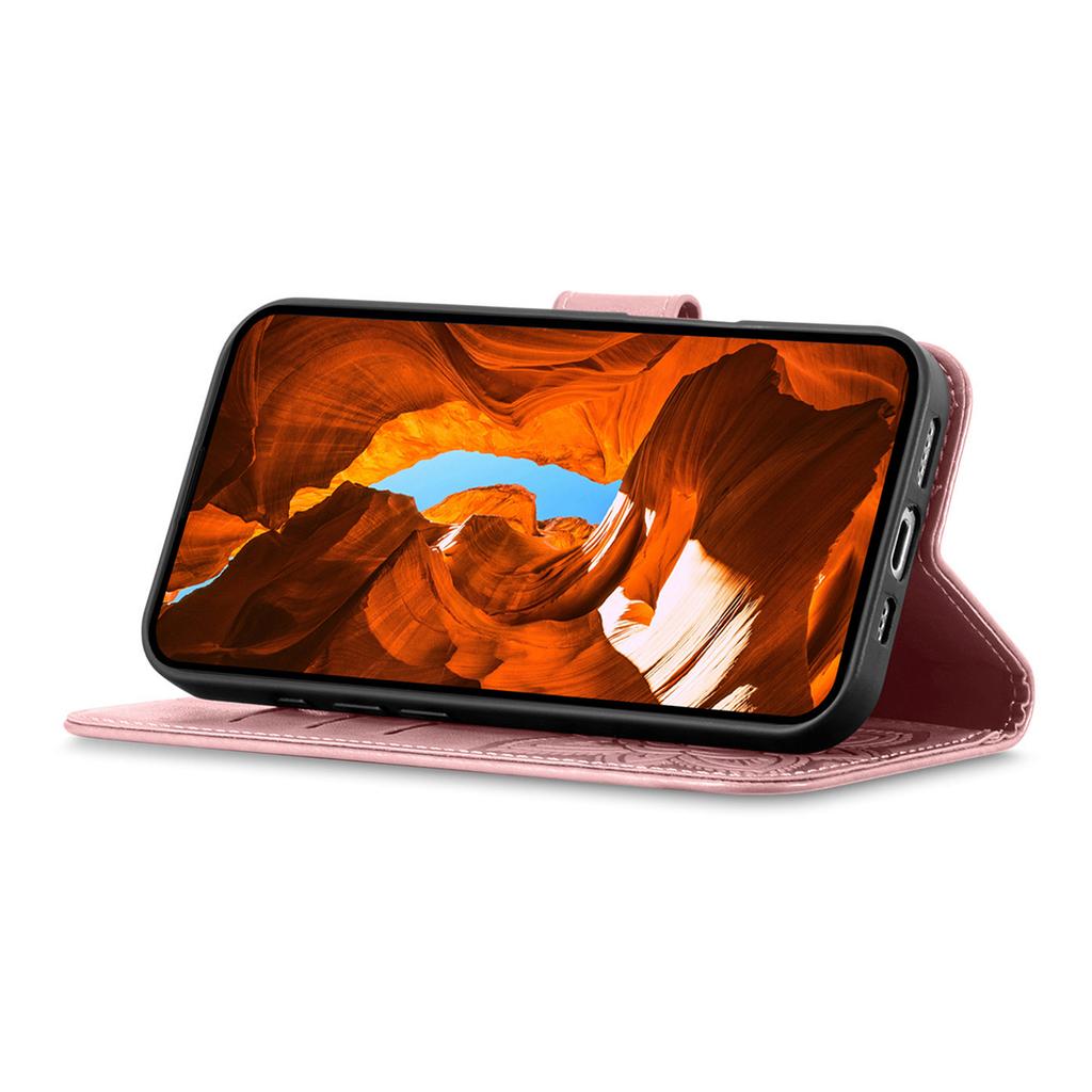 Phone Case For Xiaomi Poco C85 4G (173mm) / Redmi 15C 4G (EU) (173mm) / 15C 5G (EU) (173mm) with Strap Butterfly Pattern PU Leather Wallet Phone Cover