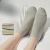 Reine Baumwolle Sommer Dünnes Netz Atmungsaktive Kurze Socken für Damen, Antibakteriell und Desodorierend, Reinweiße Nahtlose Socken