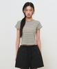 GENERALIDEA Slim Fit Multi-Stripe T-Shirt [Ivory] / Gf2Lts535