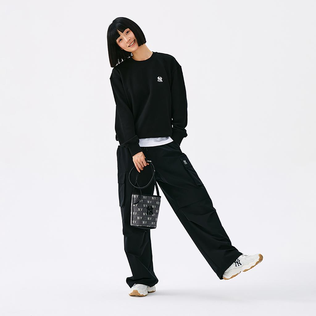 New MLB New York Yankees Basic Collection 25FW Sweatshirt Unisex Standard Black 3AMTB0154-50BKS