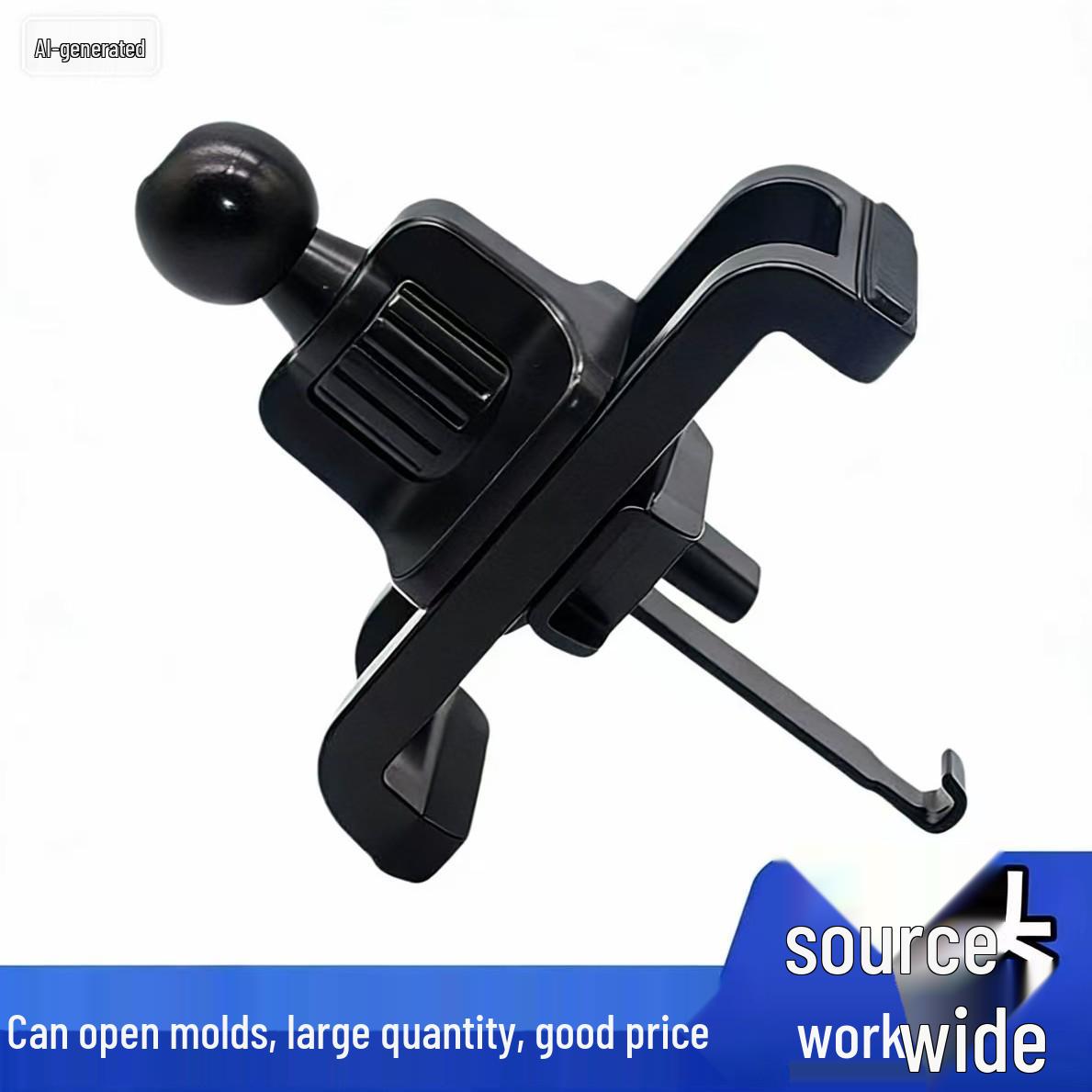 Universal 17mm Ball Head Car Air Vent Navigation Mount Hook чёрный