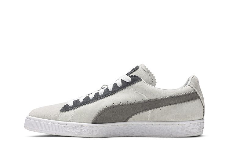 Michael Lau X Puma Suede Classic 'White Grey' Men's Sneakers