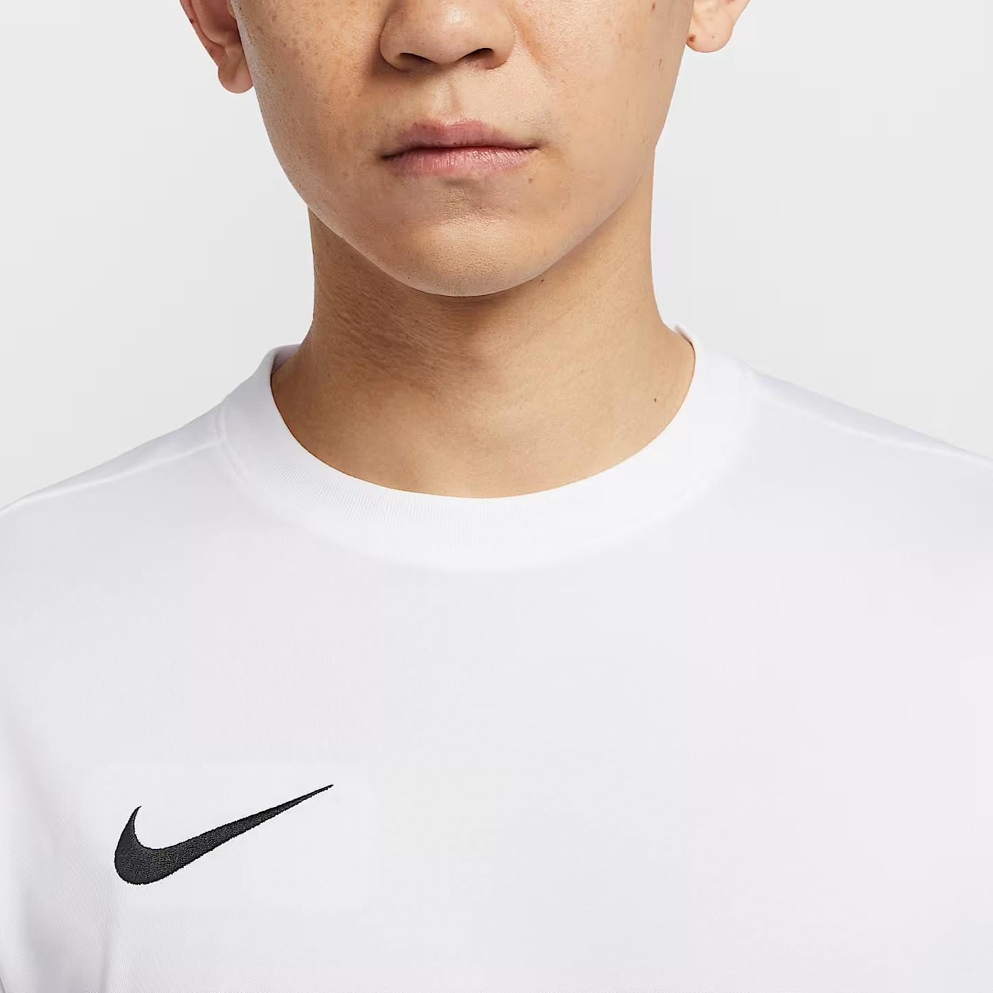 

Nike Dri-Fit SS25 Park VII Повседневная Мода Удобная Футболка с Коротким Рукавом Мужские Топы Белый IB8640-100 XL